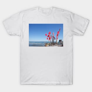 Fishing boat, beach, Binz, Ruegen, Mecklenburg-Western Pomerania, Germany T-Shirt